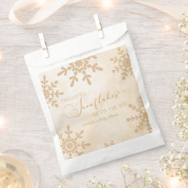 Zwei kleine Schneeflocken Winter Twins Kinderdusch Geschenktütchen