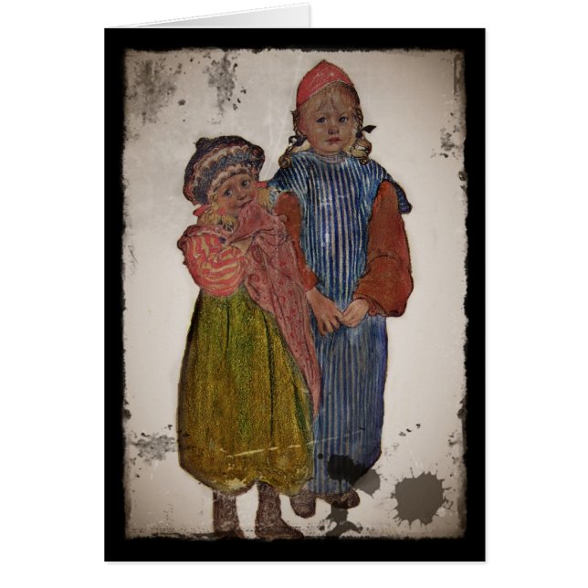 Zwei kleine Schwestern 1906 (Vorne)