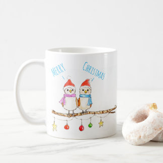 Zwei kleine Vögel Kaffeetasse