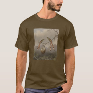 Zwei Kolibris mit ihren Jungen T-Shirt