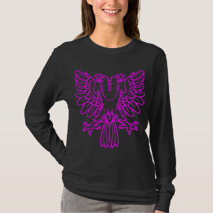 Zwei Kopfadler - Magenta T-Shirt