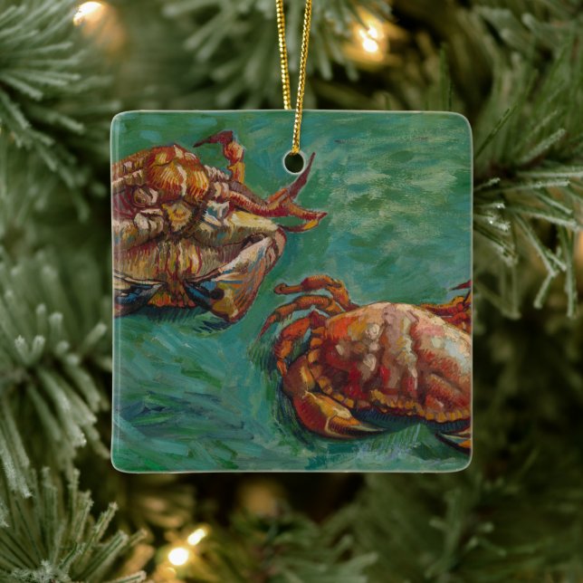 Zwei Krebse von Vincent van Gogh Keramikornament (Baum)