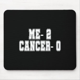 Zwei Krebserkrankungen 0 zweimal Überlebenschance  Mousepad