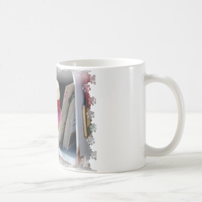 Zwei Kuriositätsmäuse Kaffeetasse (Rechts)