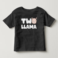 Zwei Lama 2. Geburtstag Llama Thema 2 Jahr alt