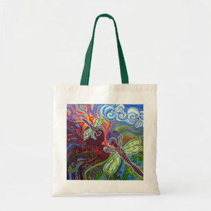 Zwei Libellen-Budget-Tasche Tragetasche