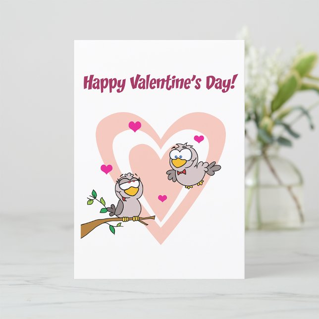 Zwei liebende Vögel Einladung (Von Creator hochgeladen)