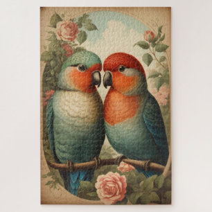 Zwei Liebesvögel Vintage
