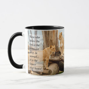 Zwei Lionesse Tasse