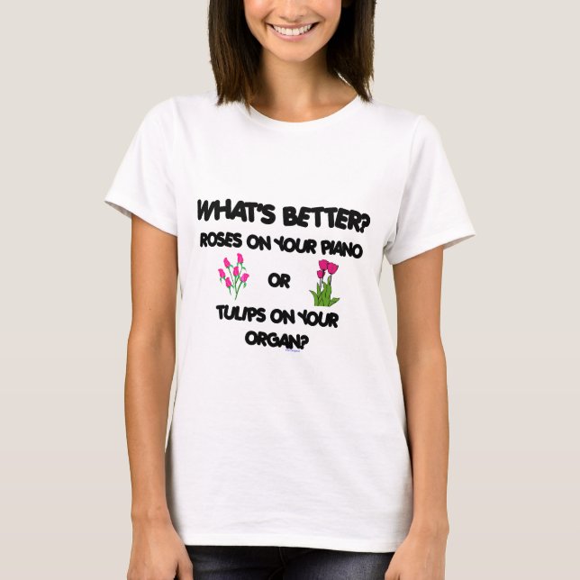 ZWEI LIPPEN AUF IHREM ORGAN-T-SHIRT T-Shirt (Vorderseite)