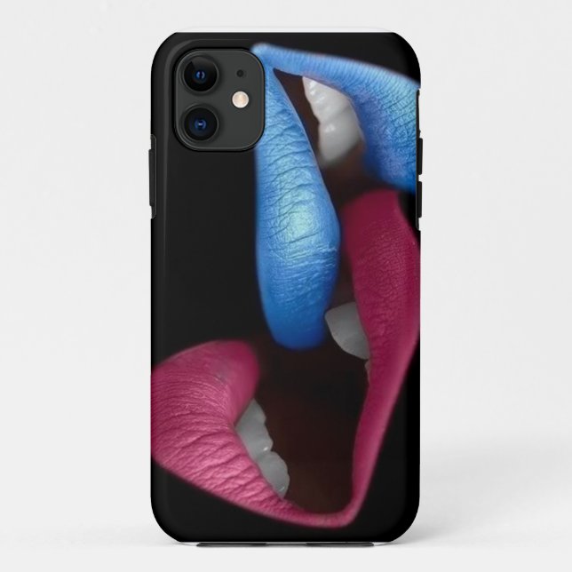 zwei Lippen Case-Mate iPhone Hülle (Rückseite)