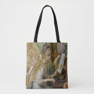 Zwei Mädchen am Klavier von Renoir Tasche
