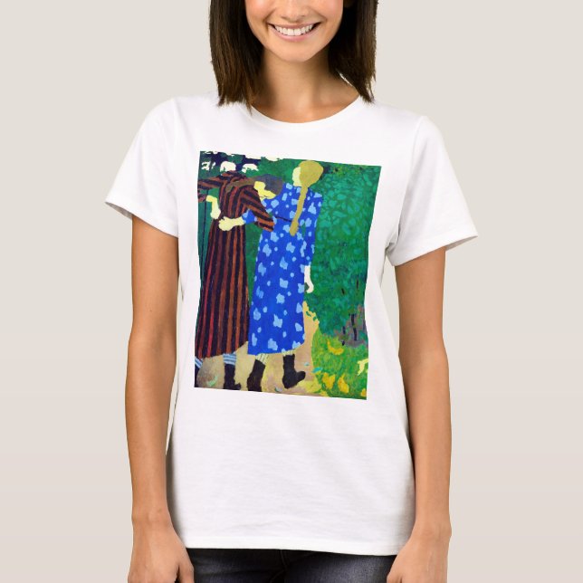 Zwei Mädchen, Edouard Vuillard T-Shirt (Vorderseite)