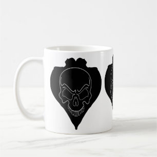 Zwei Mädchen und Schädel Kaffeetasse