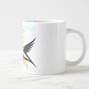 Zwei majestätische Vögel Jumbo-Tasse