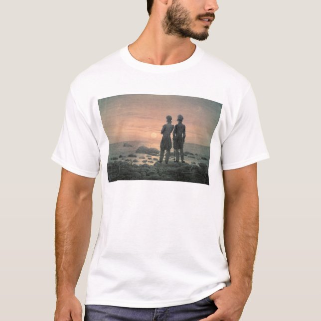 Zwei Männer durch das Meer T-Shirt (Vorderseite)