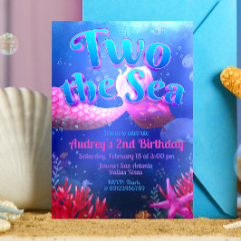 Zwei Meere - Meerjungfrau Einladung