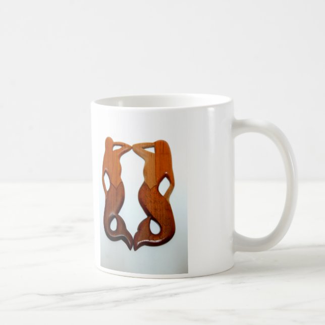zwei Meerjungfrauen Tasse (Rechts)