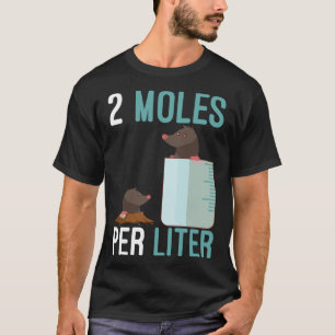 Zwei Molen pro Liter Science Fiction Tierpuppe T-Shirt