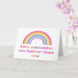 Zwei Momme sind besser als eins - Muttertag Karte