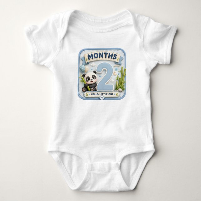 Zwei Monate der Wunder  Baby Strampler (Vorderseite)