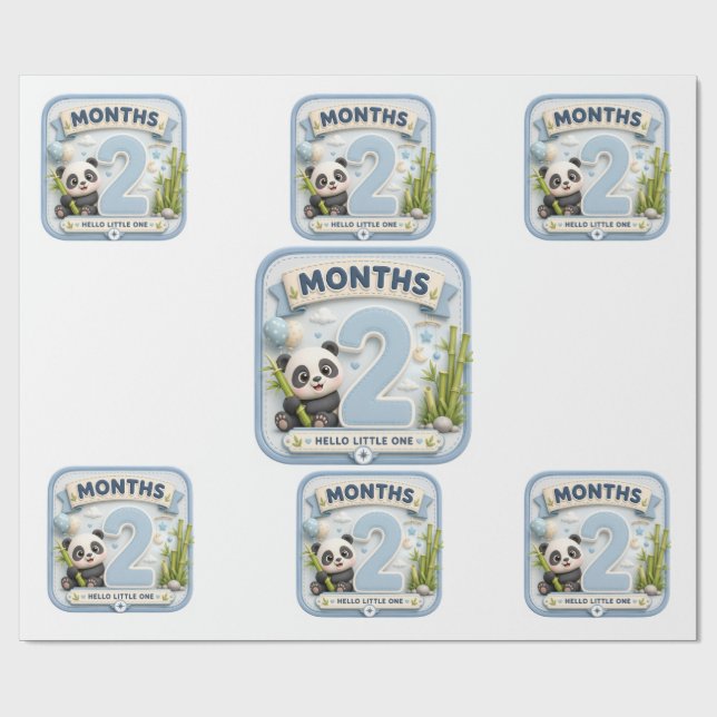Zwei Monate voller Wunder Geschenkpapier (Flach)