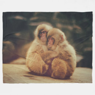 ZWEI MONKEYS FLEECEDECKE