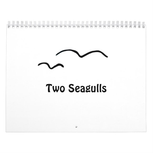 Zwei Möwen Kalender (Titelbild)