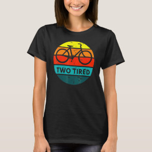 Zwei müde Vintage Sun-Radtour T-Shirt