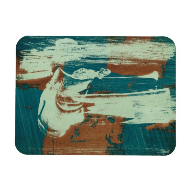 Zwei nach Norden Magnet (Horizontal)