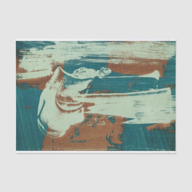 Zwei nach Norden Seidenpapier (Vorderseite)