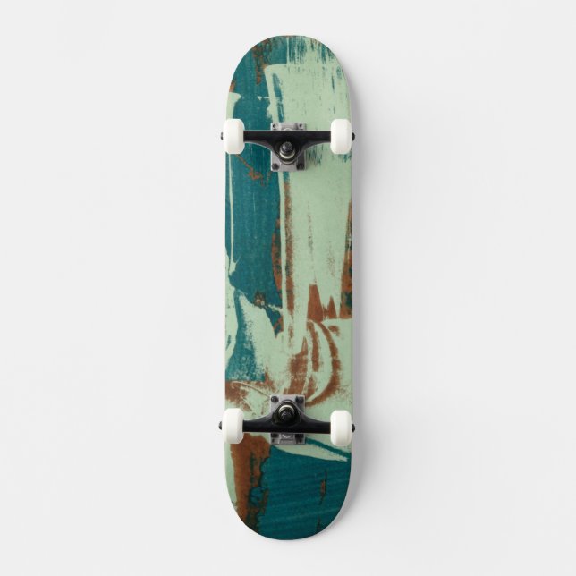 Zwei nach Norden Skateboard (Vorderseite)