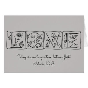 Zwei nicht mehr, aber flesh~Scripture~Wedding eins