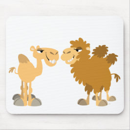 Zwei Niedliche Cartoon Camels Mousepad