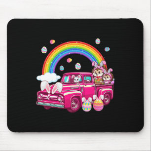 Zwei Niedliche Igel auf der Lkw-Osterjagd E Mousepad