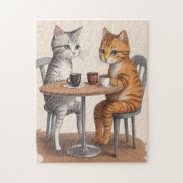 Zwei Niedliche Katzen