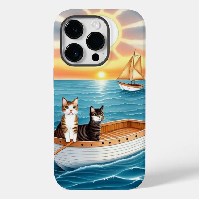 Zwei Niedliche Katzen Case-Mate iPhone 14 Pro Hülle (Rückseite)