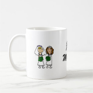 Zwei niedliche kleine Bräute Kaffeetasse