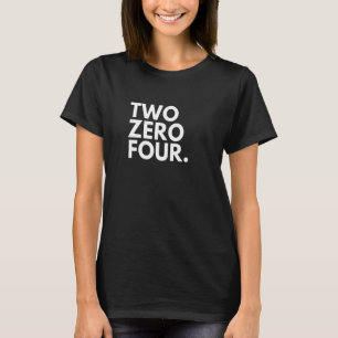 ZWEI NULL VIER Vorwahl 204 Manitoba Manitoba Kanad T-Shirt