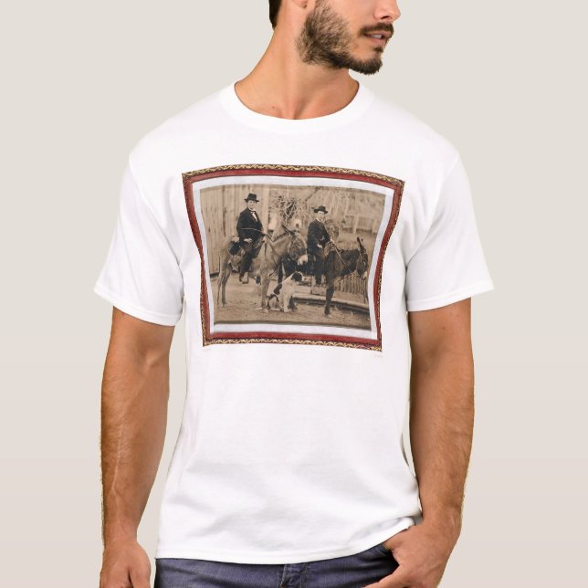 Zwei O'Keefe-Jungen auf Eseln (40040) T-Shirt (Vorderseite)