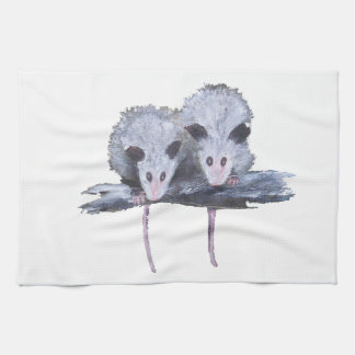 "Zwei Opossum-" Tuch