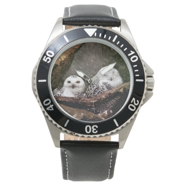 Zwei Owls Armbanduhr (Vorderseite)