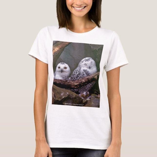 Zwei Owls T-Shirt (Vorderseite)