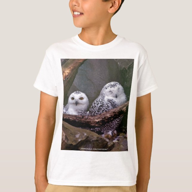 Zwei Owls T-Shirt (Vorderseite)