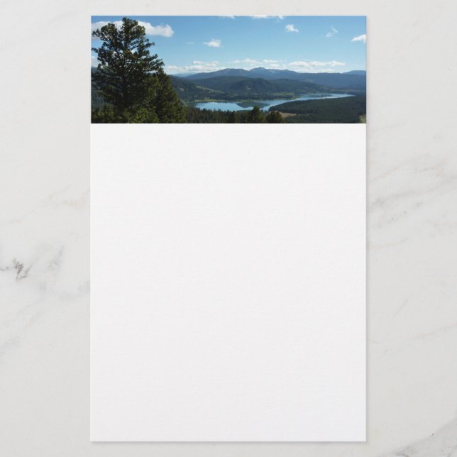 Zwei Ozeansee im Grand Teton Nationalpark Briefpapier (Vorderseite)