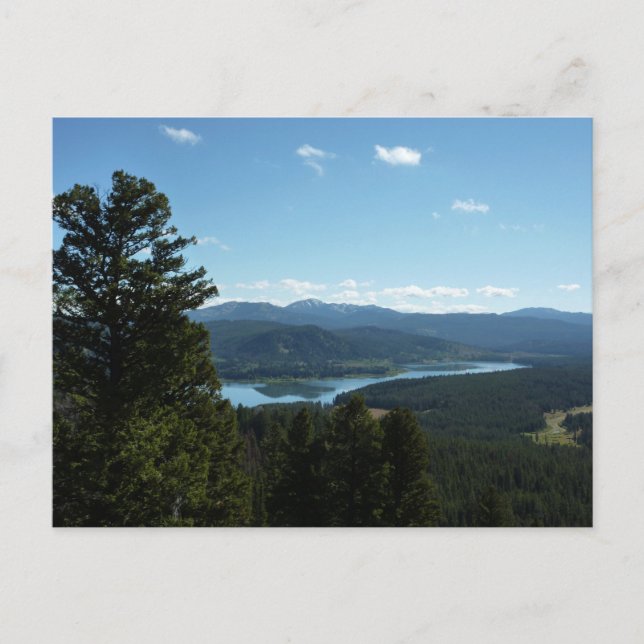 Zwei Ozeansee im Grand Teton Nationalpark Postkarte (Vorderseite)
