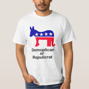 Zwei Parteien zugehöriges Tier T-Shirt