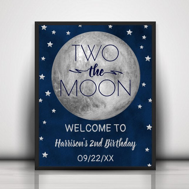 Zwei Party zum 2. Geburtstag Poster (Von Creator hochgeladen)