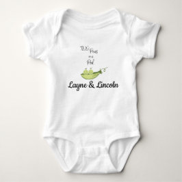 ZWEI PEAS IN EINEM PULVER-Kinderanzug Baby Strampler