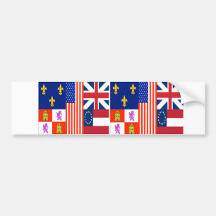 ZWEI Pensacola-Flagge Autoaufkleber